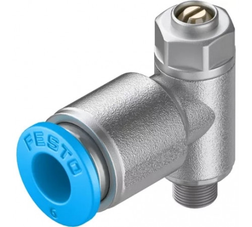 Дроссель с обратным клапаном Festo GRLA-M5-QS-6-D