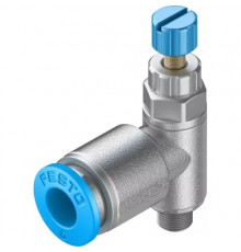 Дроссель с обратным клапаном Festo GRLA-M5-QS-6-RS-D