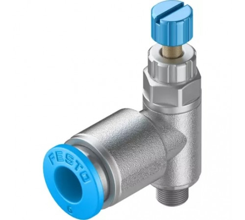Дроссель с обратным клапаном Festo GRLA-M5-QS-6-RS-D