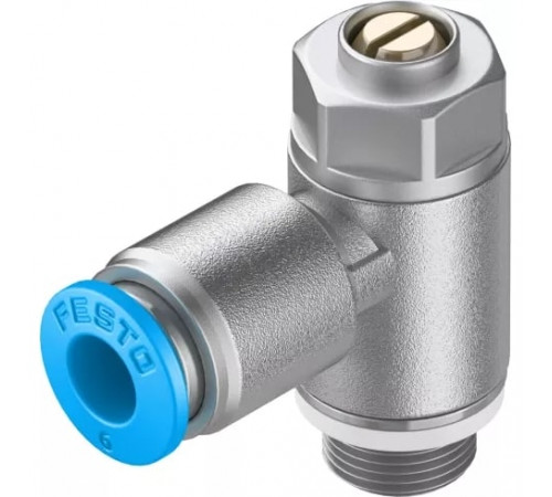 Дроссель с обратным клапаном Festo GRLZ-1/8-QS-6-D