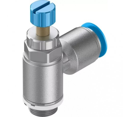 Дроссель с обратным клапаном Festo GRLA-1/4-QS-10-RS-D