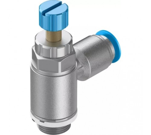 Дроссель с обратным клапаном Festo GRLA-1/4-QS-6-RS-D