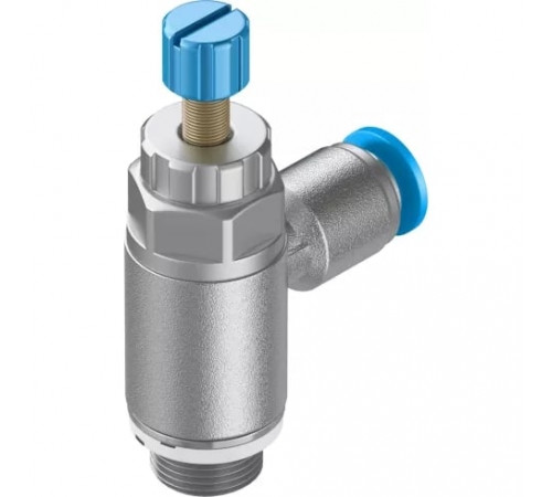 Дроссель с обратным клапаном Festo GRLA-1/8-QS-4-RS-D