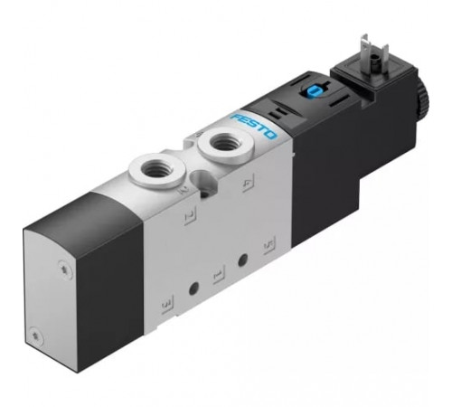 Распределитель с электромагнитным управлением Festo VUVS-LT20-M52-MZD-G18-F7-1C1