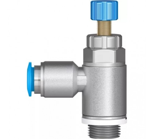 Дроссель с обратным клапаном Festo GRLA-1/4-QS-6-RS-D