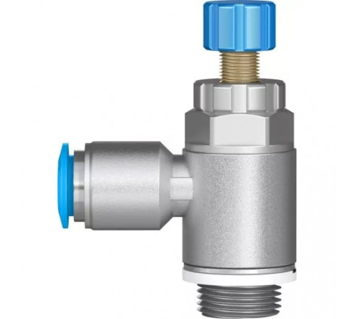 Дроссель с обратным клапаном Festo GRLA-3/8-QS-10-RS-D
