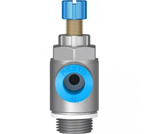 Дроссель с обратным клапаном Festo GRLA-1/2-QS-12-RS-D