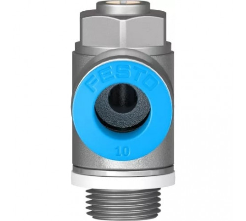 Дроссель с обратным клапаном Festo GRLA-1/4-QS-10-D