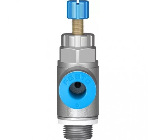 Дроссель с обратным клапаном Festo GRLA-1/8-QS-6-RS-D