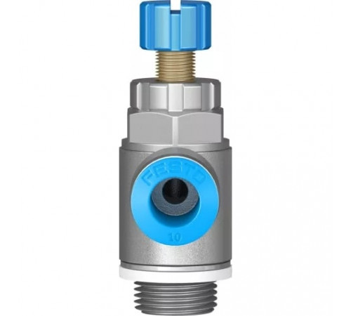 Дроссель с обратным клапаном Festo GRLA-3/8-QS-10-RS-D