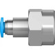 Штуцер цанговый с внутренней резьбой Festo QSF-1/4-4-B