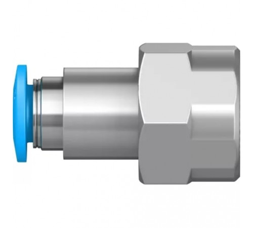 Штуцер цанговый с внутренней резьбой Festo QSF-1/4-6-B