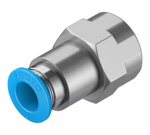 Штуцер цанговый с внутренней резьбой Festo QSF-1/4-8-B