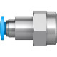 Штуцер цанговый с внутренней резьбой Festo QSF-1/8-4-B