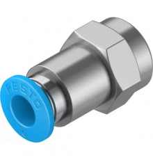 Штуцер цанговый с внутренней резьбой Festo QSF-1/8-6-B