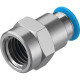 Штуцер цанговый с внутренней резьбой Festo QSF-3/8-10-B