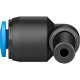Переходник цанговый угловой Festo QSL-6H-4