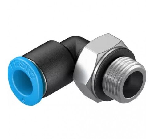 Штуцер цанговый угловой Festo QSML-G1/8-6