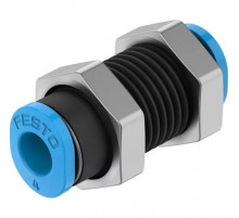 Муфта цанговая для панельного монтажа прямая Festo QSMS-4