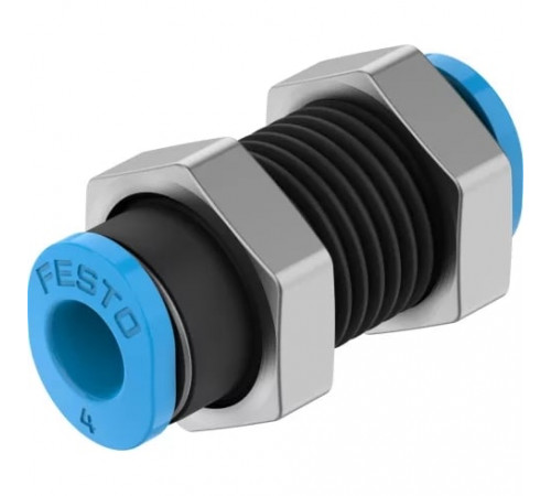 Муфта цанговая для панельного монтажа прямая Festo QSMS-4
