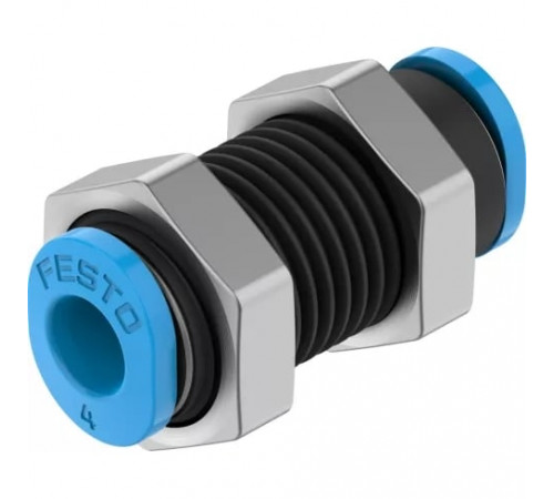 Муфта цанговая для панельного монтажа прямая Festo QSMS-4