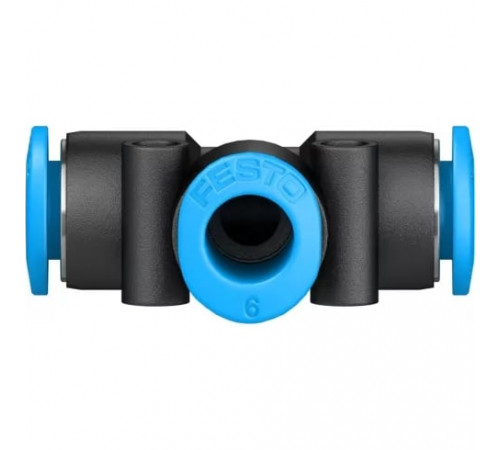 Тройник цанговый прямой Festo QSMT-6