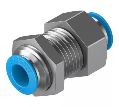 Муфта цанговая для панельного монтажа прямая Festo QSS-10-F