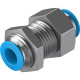 Муфта цанговая для панельного монтажа прямая Festo QSS-10-F