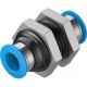 Муфта цанговая для панельного монтажа прямая Festo QSS-10