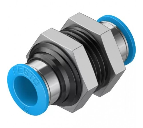 Муфта цанговая для панельного монтажа прямая Festo QSS-12