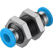 Муфта цанговая для панельного монтажа прямая Festo QSS-6