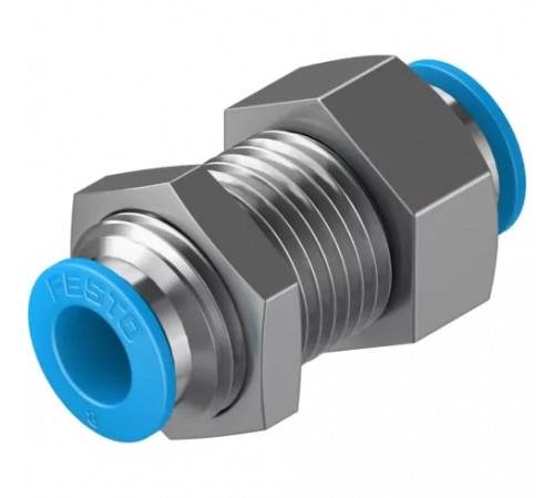 Муфта цанговая для панельного монтажа прямая Festo QSS-8-F