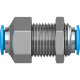 Муфта цанговая для панельного монтажа прямая Festo QSS-8-F