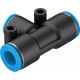 Тройник цанговый переходной Festo QST-10-8