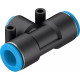 Тройник цанговый переходной Festo QST-12-8