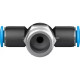 Тройник цанговый с резьбой переходной Festo QST-3/8-6