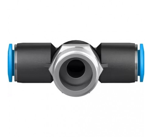 Тройник цанговый с резьбой переходной Festo QST-3/8-8