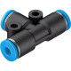Тройник цанговый прямой Festo QST-4