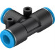 Тройник цанговый переходной Festo QST-8-6