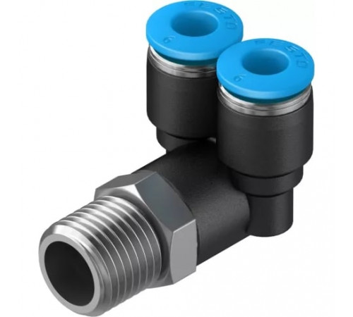 Тройник цанговый с резьбой угловой Festo QSYL-1/4-6