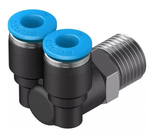Тройник цанговый с резьбой угловой Festo QSYL-1/4-6