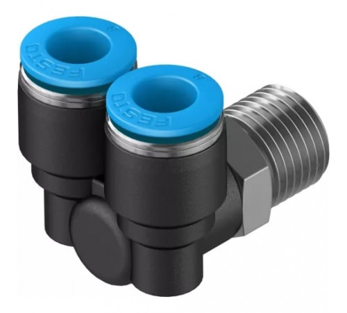 Тройник цанговый с резьбой угловой Festo QSYL-1/4-8
