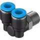 Тройник цанговый с резьбой угловой Festo QSYL-1/4-8
