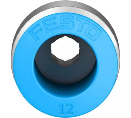 Штуцер цанговый с внутренним шестигранником Festo QS-1/4-12-I