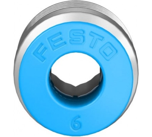 Штуцер цанговый с внутренним шестигранником Festo QS-1/4-6-I