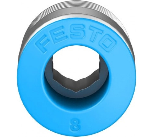 Штуцер цанговый с внутренним шестигранником Festo QS-1/4-8-I