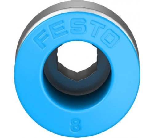 Штуцер цанговый с внутренним шестигранником Festo QS-1/8-8-I