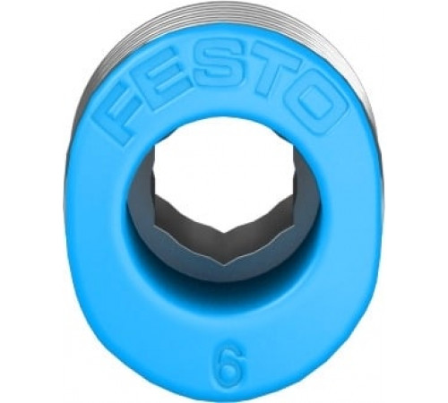 Штуцер цанговый с внутренним шестигранником Festo QSM-1/8-6-I