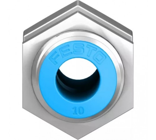 Муфта цанговая для панельного монтажа прямая Festo QSS-10-F