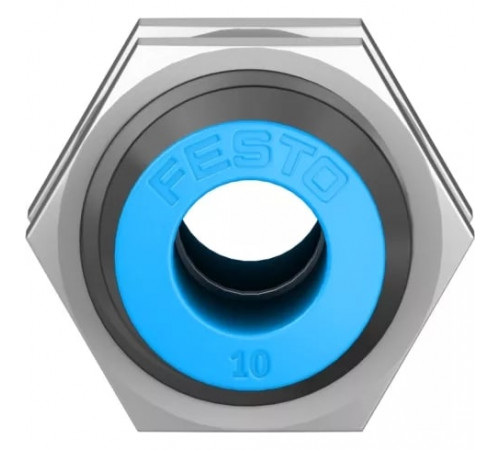 Муфта цанговая для панельного монтажа прямая Festo QSS-10